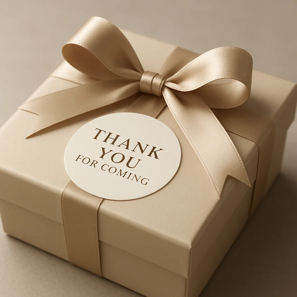 Return Gift Label Stickers