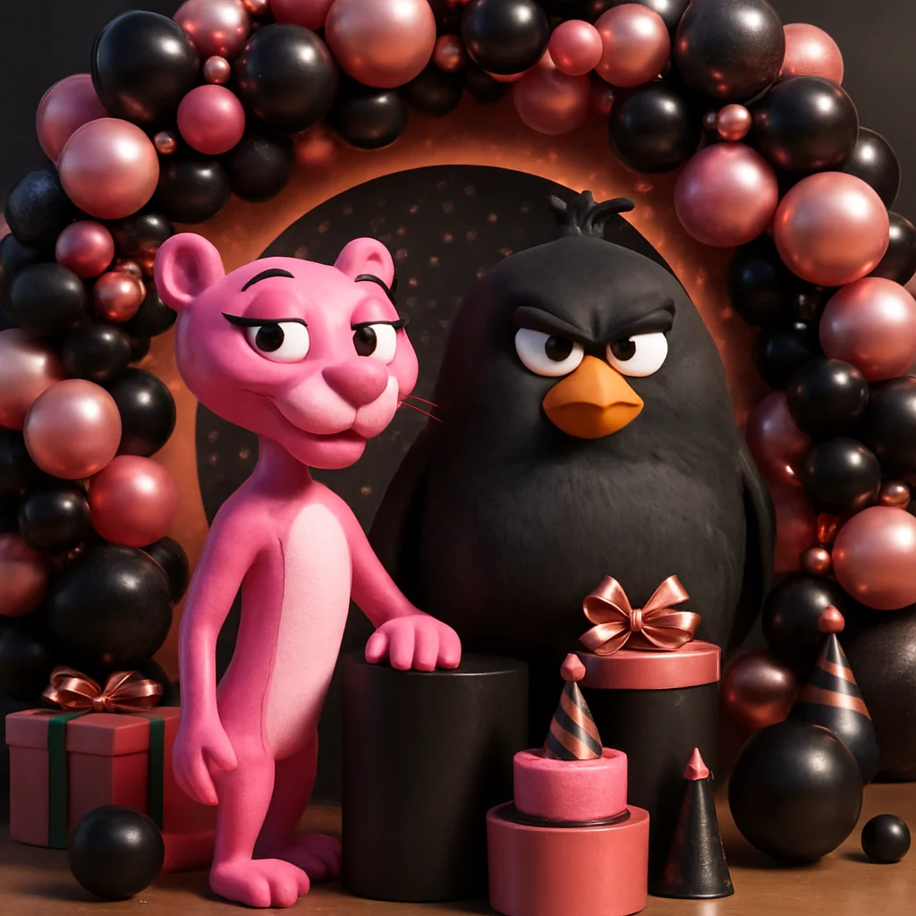 Pink & Black