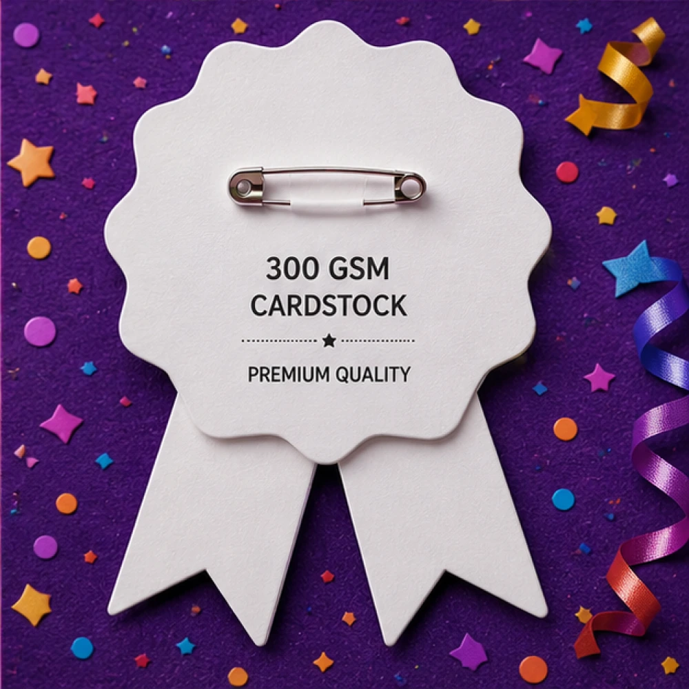 Pop-It Theme Theme Badges Birthday Party Supplies (Pack of 16) - 300 GSM Premium Cardstock Paper (3.7 x 3 Inch) - Premium Handcrafted 300 GSM Theme Badges by Party Decor Mall India - View 4