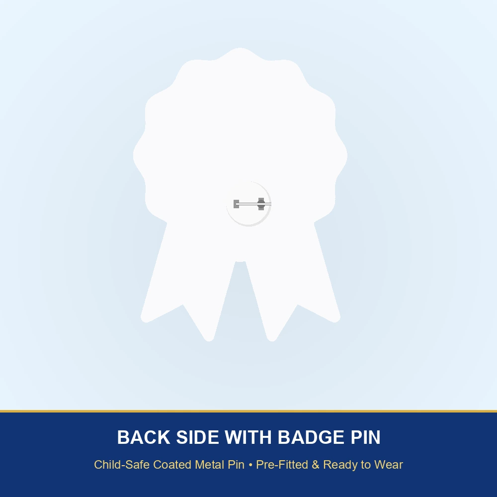 Sailor Theme Paper Badges For Kids Birthday Party Supplies (Pack Of 16) - 300 GSM Premium Cardstock with Pin (3.7 x 3 Inch) - Premium Handcrafted 300 GSM Theme Badges by Party Decor Mall India - View 3