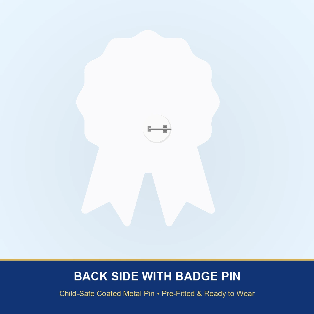 Robo Poli Theme Paper Badges For Kids Birthday Party Supplies (Pack Of 16) - 300 GSM Premium Cardstock with Pin (3.7 x 3 Inch) - Premium Handcrafted 300 GSM Theme Badges by Party Decor Mall India - View 3