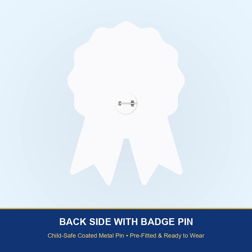 Noddy Theme Paper Badges For Kids Birthday Party Supplies (Pack Of 16) - 300 GSM Premium Cardstock with Pin (3.7 x 3 Inch) - Premium Handcrafted 300 GSM Theme Badges by Party Decor Mall India - View 3