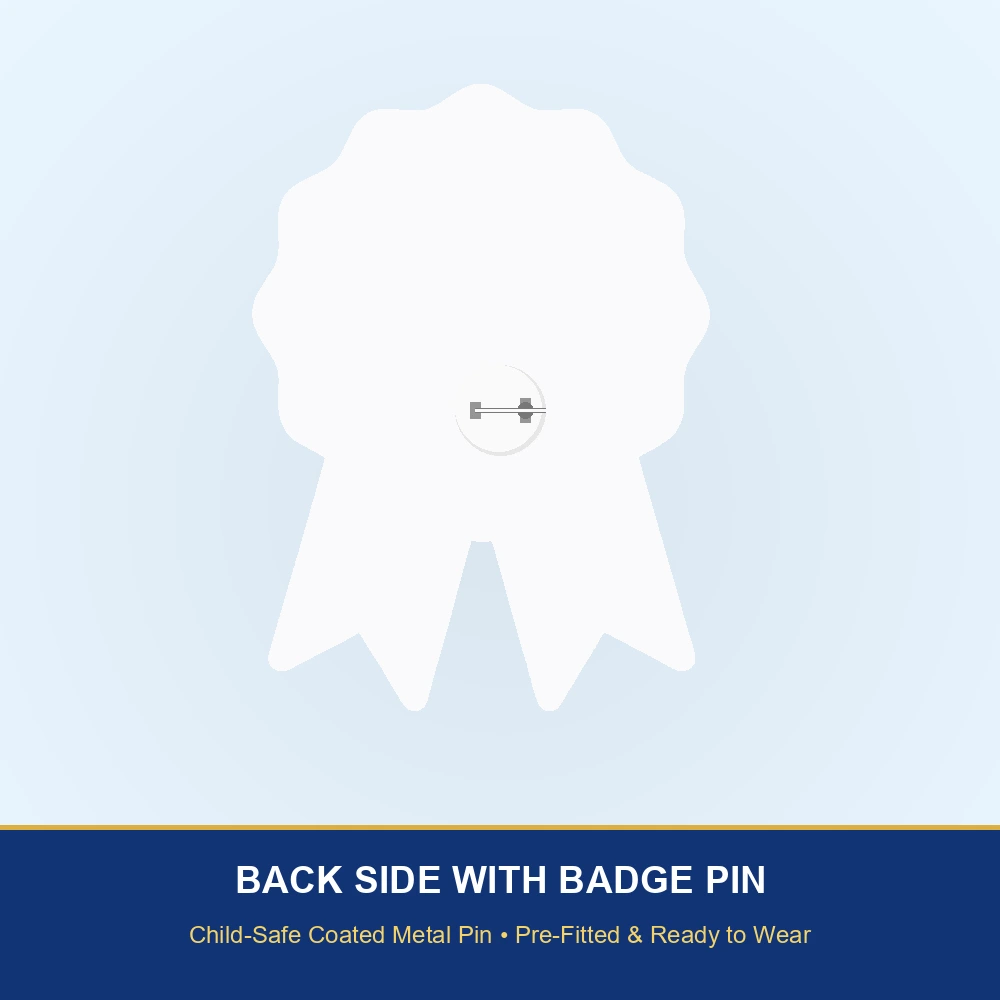 Kuromi Theme Paper Badges For Kids Birthday Party Supplies (Pack Of 16) - 300 GSM Premium Cardstock with Pin (3.7 x 3 Inch) - Premium Handcrafted 300 GSM Theme Badges by Party Decor Mall India - View 3