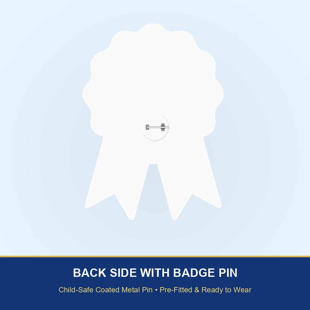 Princess 1st Birthday Theme Paper Badges For Kids Birthday Party Supplies (Pack Of 16) - 300 GSM Premium Cardstock with Pin (3.7 x 3 Inch) - Premium Handcrafted 300 GSM Theme Badges by Party Decor Mall India - View 3