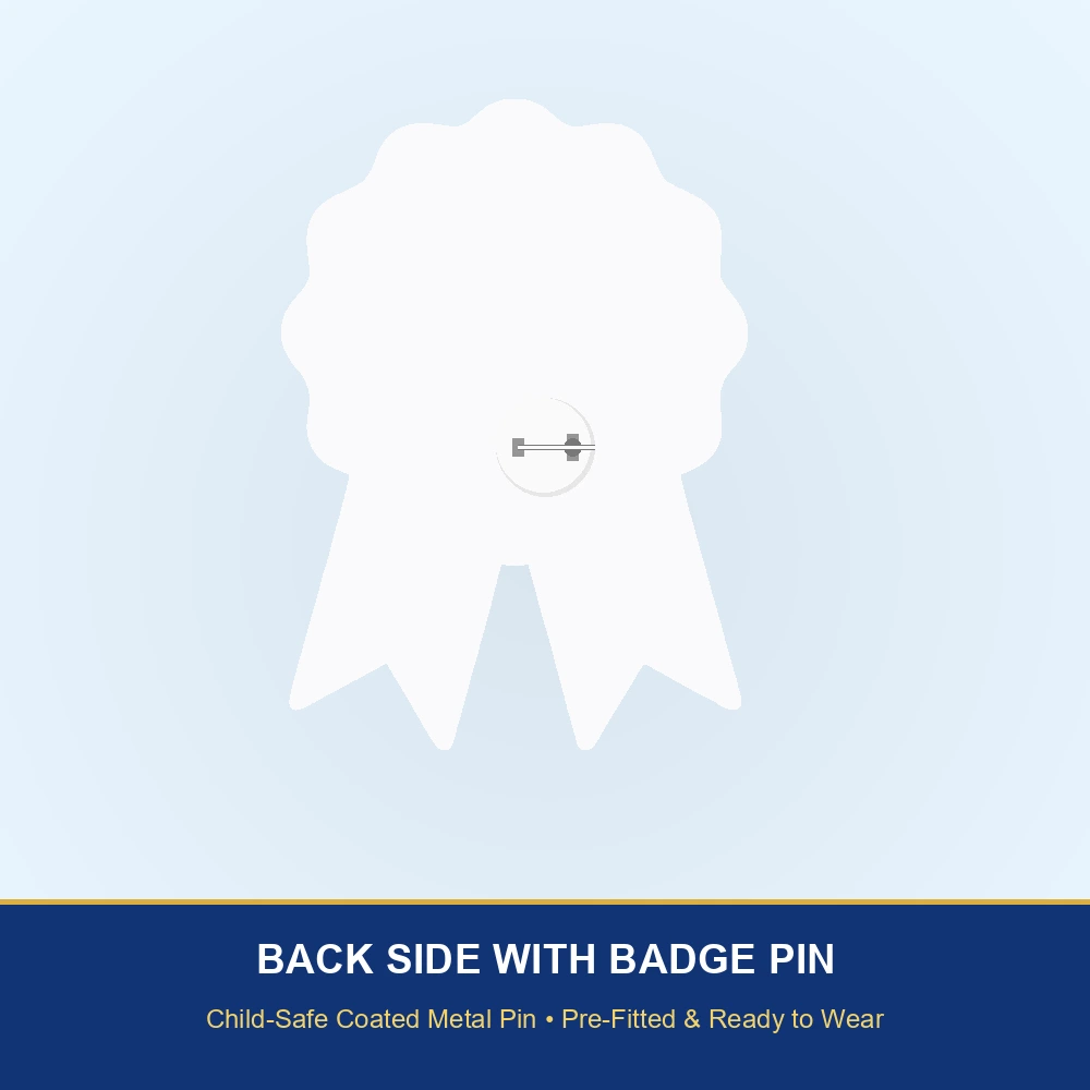 Unicorn Theme Paper Badges For Kids Birthday Party Supplies (Pack Of 16) - 300 GSM Premium Cardstock with Pin (3.7 x 3 Inch) - Premium Handcrafted 300 GSM Theme Badges by Party Decor Mall India - View 3