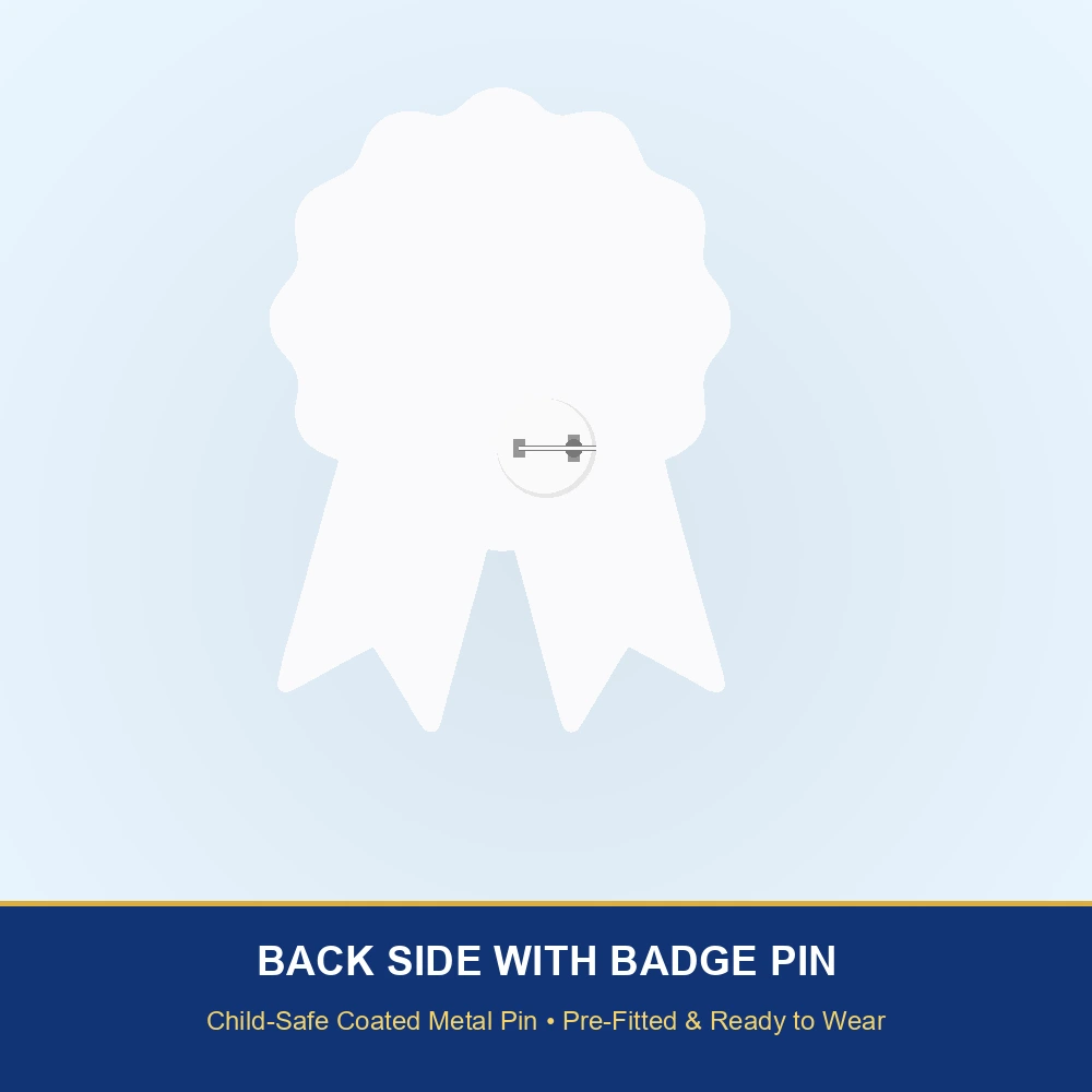 Hello Kitty Theme Paper Badges For Kids Birthday Party Supplies (Pack Of 16) - 300 GSM Premium Cardstock with Pin (3.7 x 3 Inch) - Premium Handcrafted 300 GSM Theme Badges by Party Decor Mall India - View 3