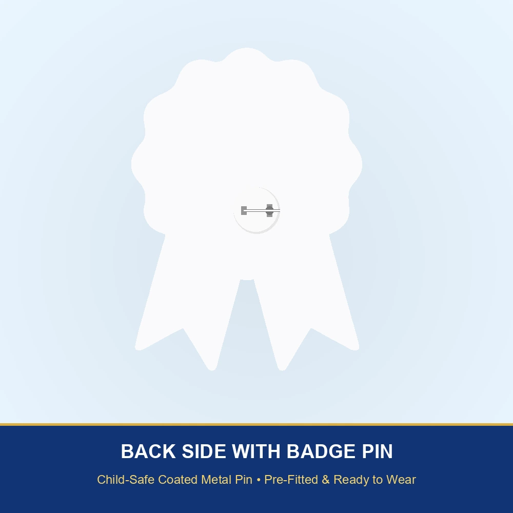 Little Princess Theme Paper Badges For Kids Birthday Party Supplies (Pack Of 16) - 300 GSM Premium Cardstock with Pin (3.7 x 3 Inch) - Premium Handcrafted 300 GSM Theme Badges by Party Decor Mall India - View 3