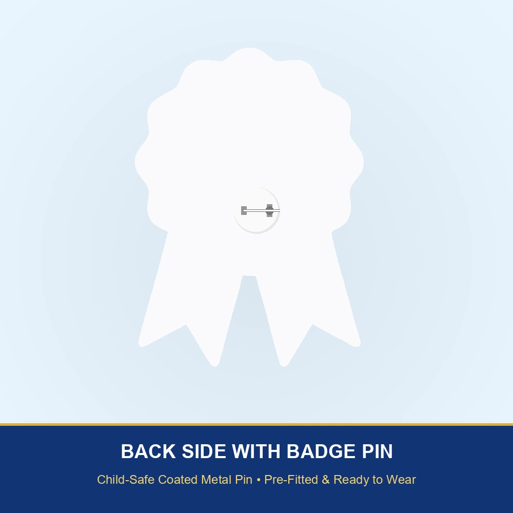 Astronaut Theme Paper Badges For Kids Birthday Party Supplies (Pack Of 16) - 300 GSM Premium Cardstock with Pin (3.7 x 3 Inch) - Premium Handcrafted 300 GSM Theme Badges by Party Decor Mall India - View 3