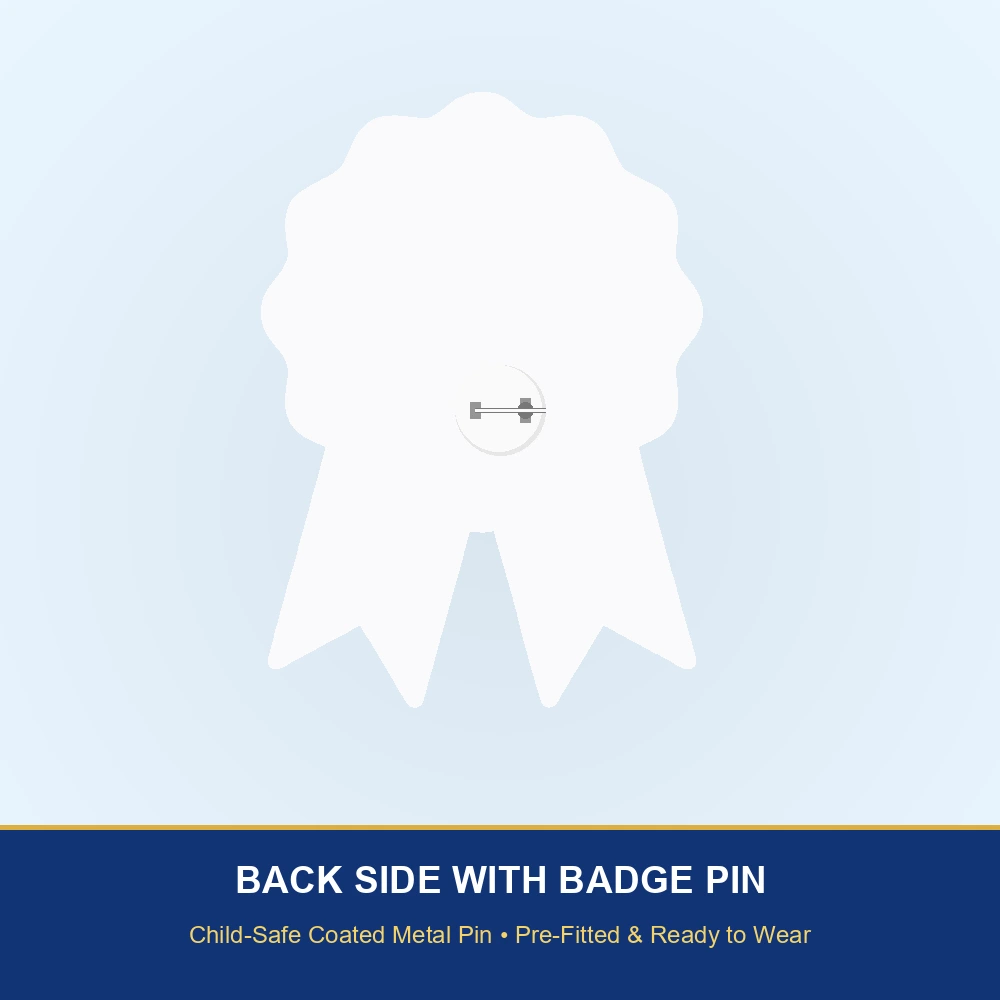 Aeroplane Theme Paper Badges For Kids Birthday Party Supplies (Pack Of 16) - 300 GSM Premium Cardstock with Pin (3.7 x 3 Inch) - Premium Handcrafted 300 GSM Theme Badges by Party Decor Mall India - View 3