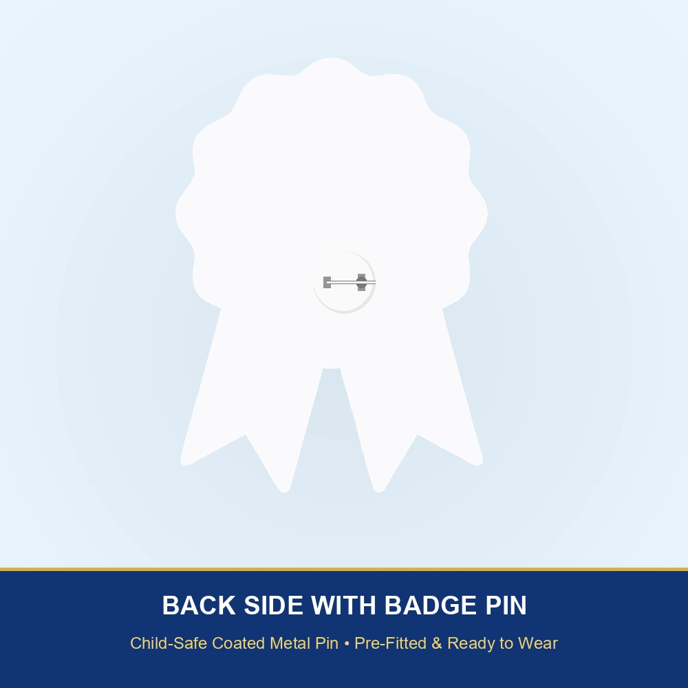 Baby Elephant Boy Theme Paper Badges For Kids Birthday Party Supplies (Pack Of 16) - 300 GSM Premium Cardstock with Pin (3.7 x 3 Inch) - Premium Handcrafted 300 GSM Theme Badges by Party Decor Mall India - View 3