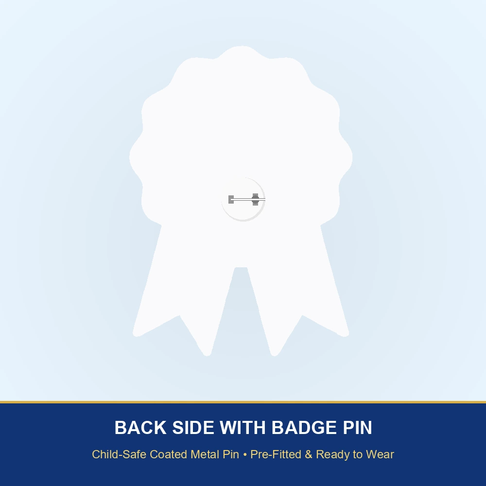 Pirate Theme Paper Badges For Kids Birthday Party Supplies (Pack Of 16) - 300 GSM Premium Cardstock with Pin (3.7 x 3 Inch) - Premium Handcrafted 300 GSM Theme Badges by Party Decor Mall India - View 3