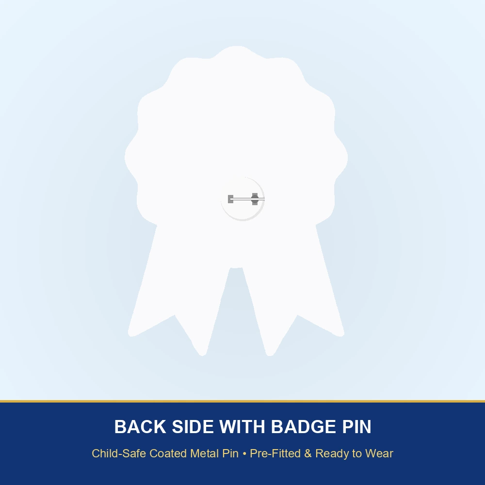 Train Theme Paper Badges For Kids Birthday Party Supplies (Pack Of 16) - 300 GSM Premium Cardstock with Pin (3.7 x 3 Inch) - Premium Handcrafted 300 GSM Theme Badges by Party Decor Mall India - View 3