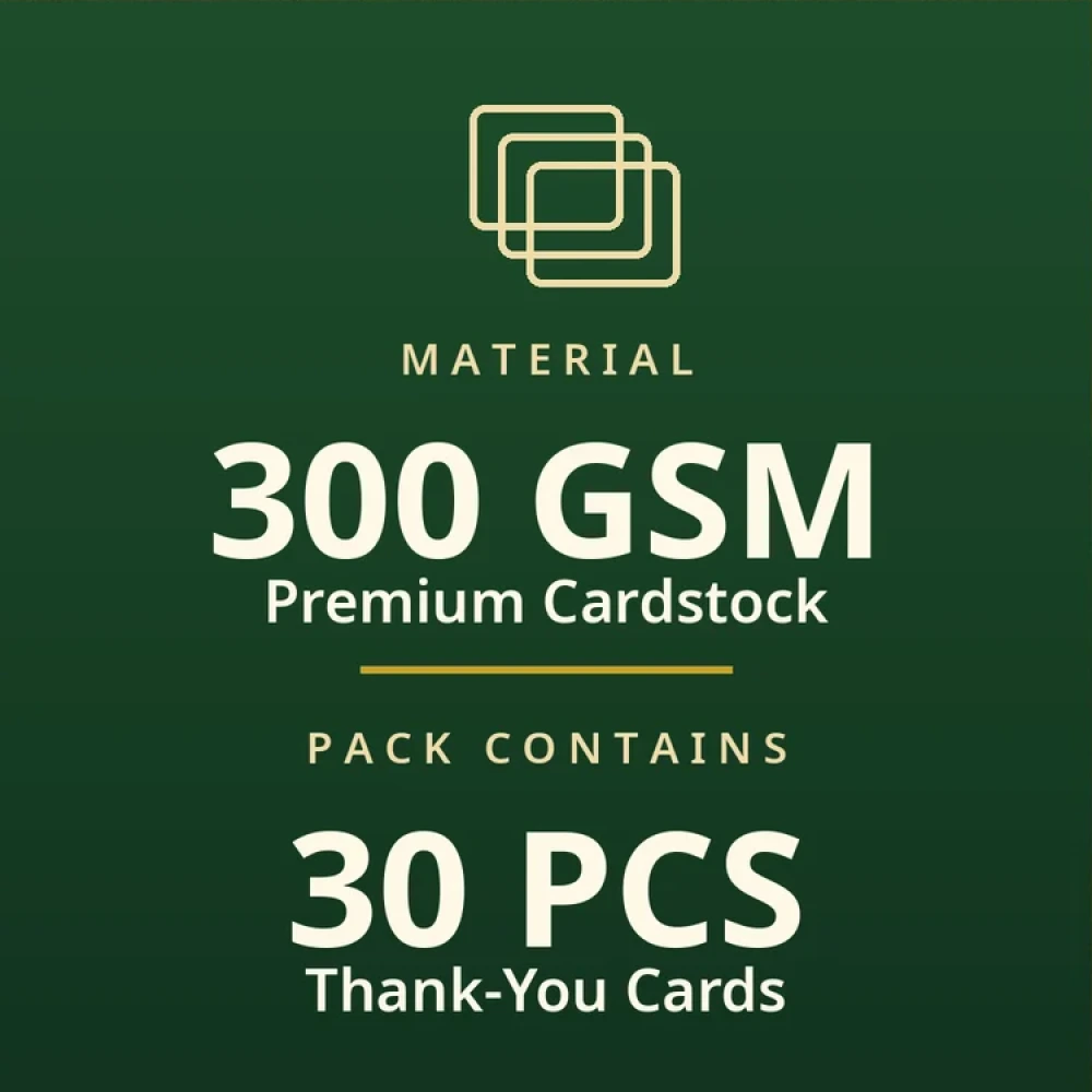Naruto Theme Thank You Cards Birthday Party Supplies (PACK OF 30) - 280 GSM Matte Fine-Art Cardstock (2.5 x 3.5 Inch) - Premium Party Decor Supply by Party Decor Mall - View 3