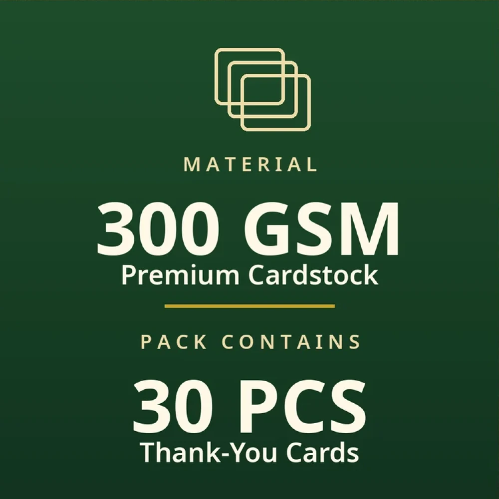 Police Theme Thank You Cards Birthday Party Supplies (PACK OF 30) - 280 GSM Matte Fine-Art Cardstock (2.5 x 3.5 Inch) - Premium Party Decor Supply by Party Decor Mall - View 3