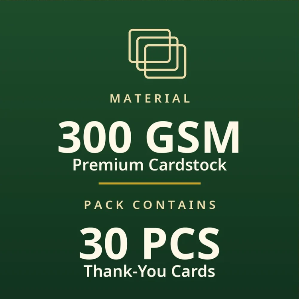 Solar System Theme Thank You Cards Birthday Party Supplies (PACK OF 30) - 280 GSM Matte Fine-Art Cardstock (2.5 x 3.5 Inch) - Premium Party Decor Supply by Party Decor Mall - View 3