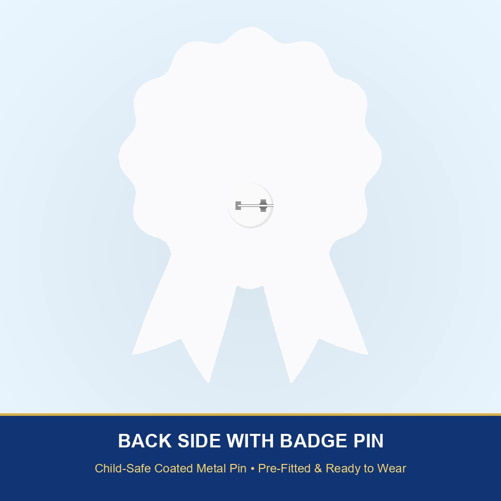 Cute As A Button Theme Theme Badges Birthday Party Supplies (PACK OF 16) - 300 GSM Premium Cardstock with Pin (3.7 x 3 Inch) - Premium Party Decor Supply by Party Decor Mall - View 3