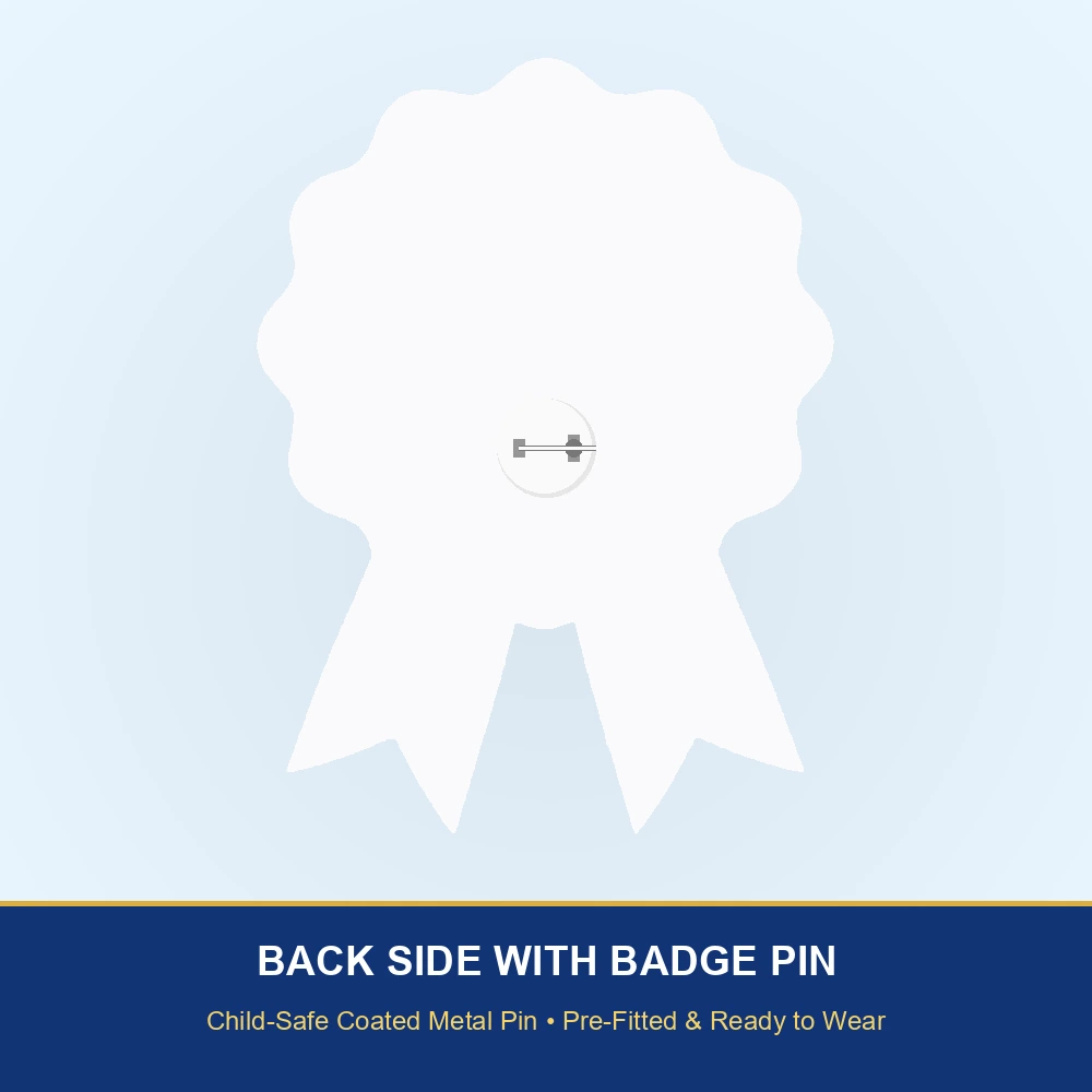 Little Man Theme Theme Badges Birthday Party Supplies (PACK OF 16) - 300 GSM Premium Cardstock with Pin (3.7 x 3 Inch) - Premium Party Decor Supply by Party Decor Mall - View 3