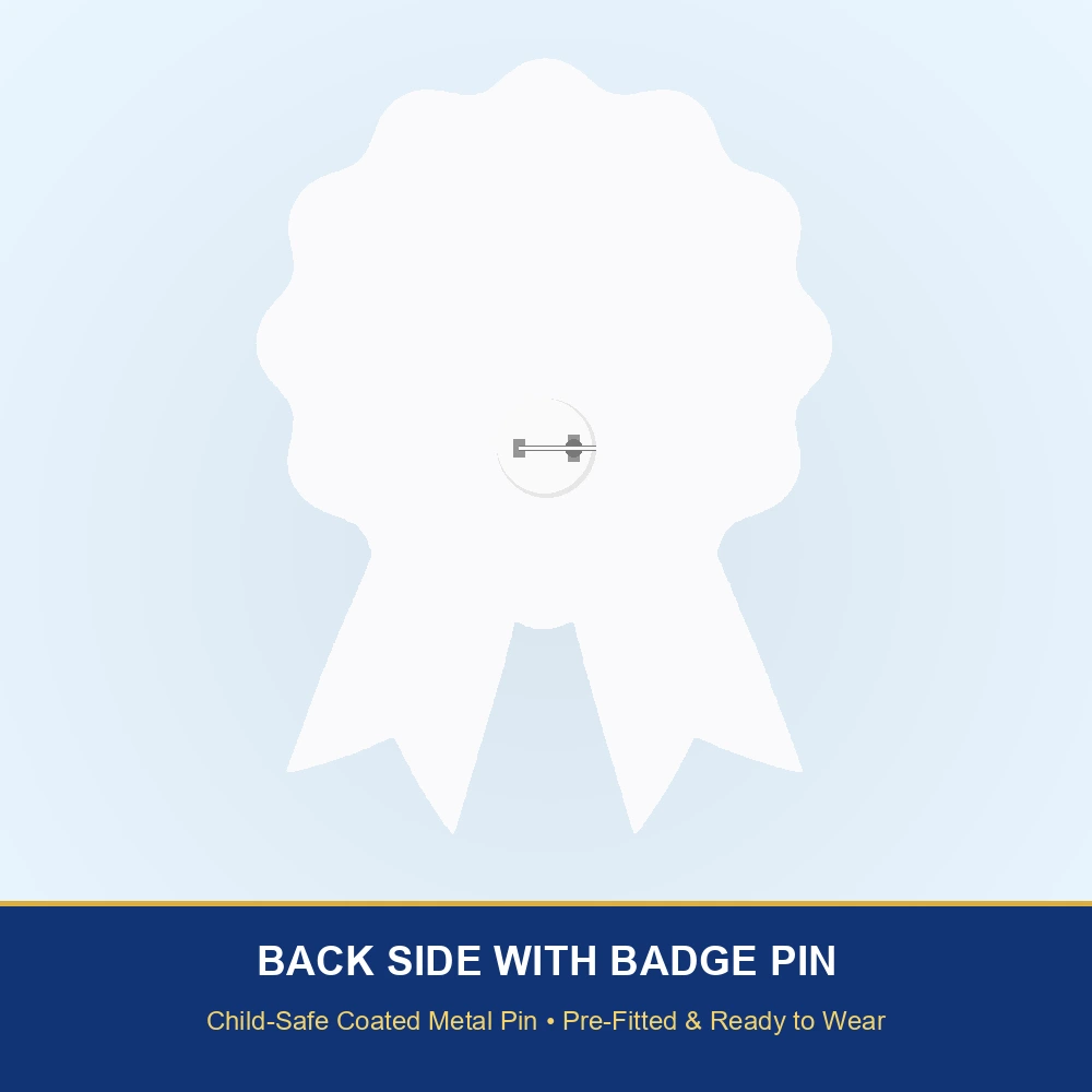 Parisian Chic Theme Theme Badges Birthday Party Supplies (PACK OF 16) - 300 GSM Premium Cardstock with Pin (3.7 x 3 Inch) - Premium Party Decor Supply by Party Decor Mall - View 3