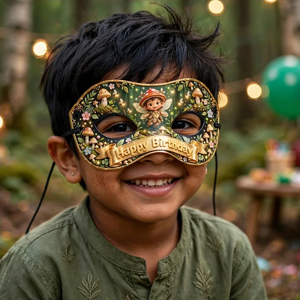 Last Us Theme Party Mask Birthday Party Supplies (PACK OF 12) - 280 GSM Cardstock with Soft Stretchable Elastic Band (7 Inches wide) - Premium Party Decor Supply by Party Decor Mall - View 4