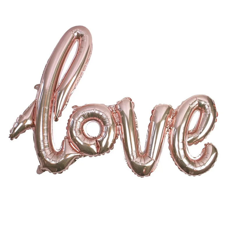 LOVE Foil Balloon(Red) - Premium Handcrafted 300 GSM Foil Balloon by Party Decor Mall India - View 5