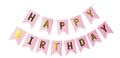 Happy Birthday Banner Decoration for Boys, Girls - Premium Handcrafted 300 GSM Party Supplies, Buntings by Party Decor Mall India - View 4
