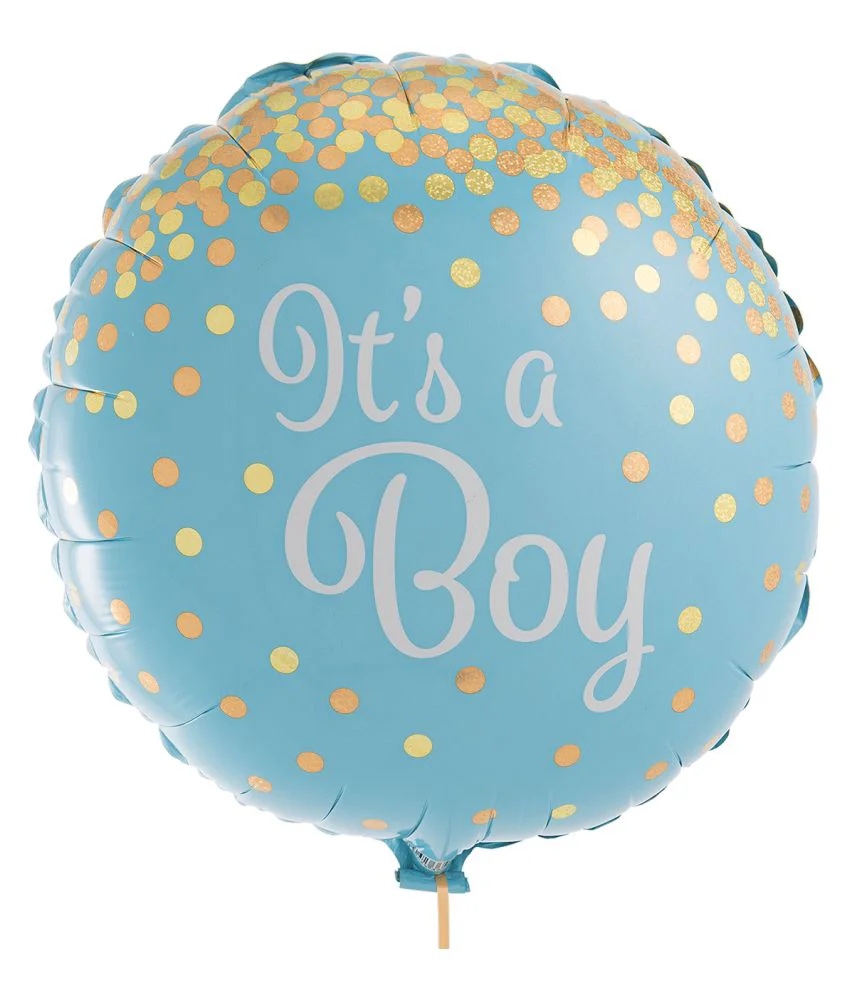 It's a Boy foil Baloon