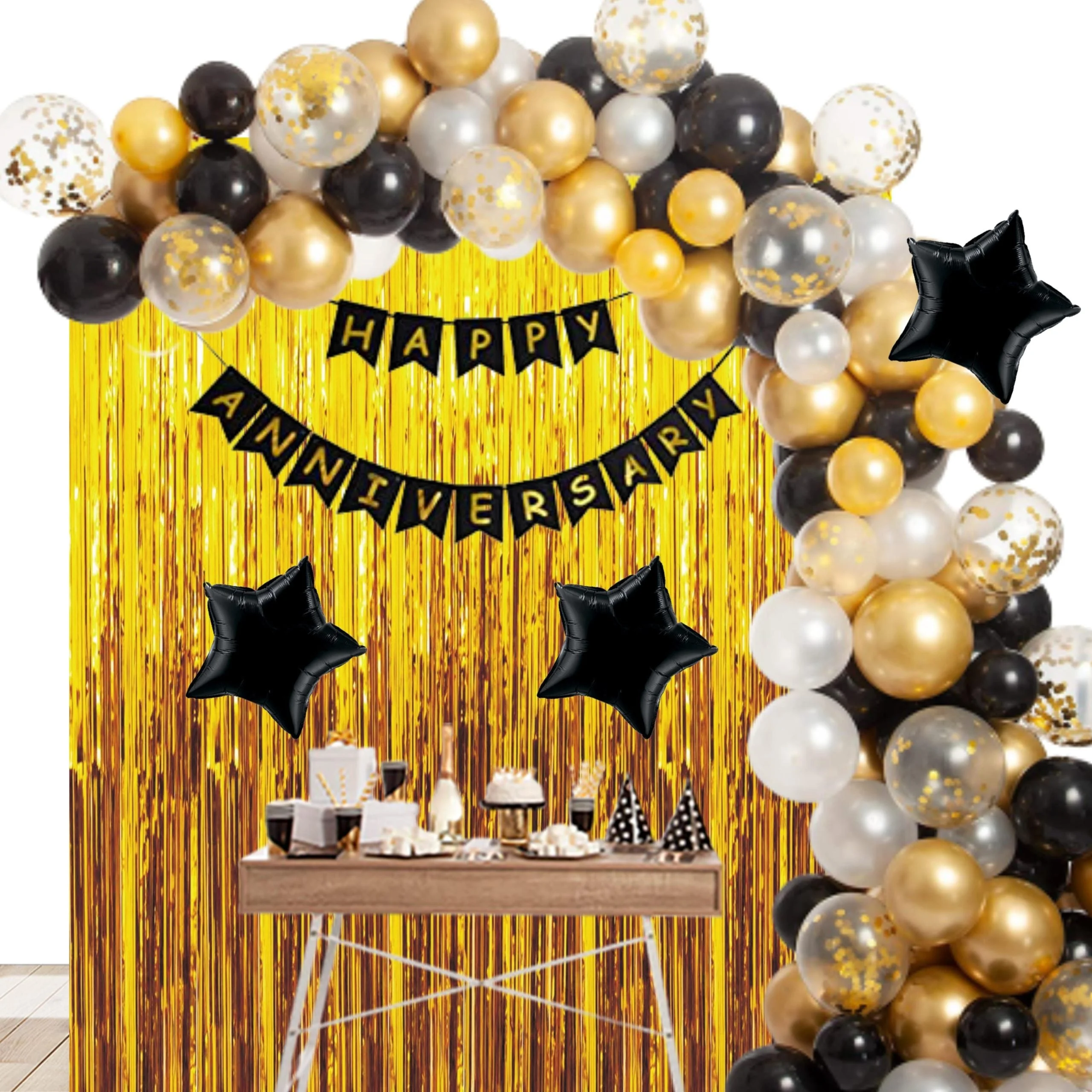 73Pcs DIY Happy Anniversary Kit