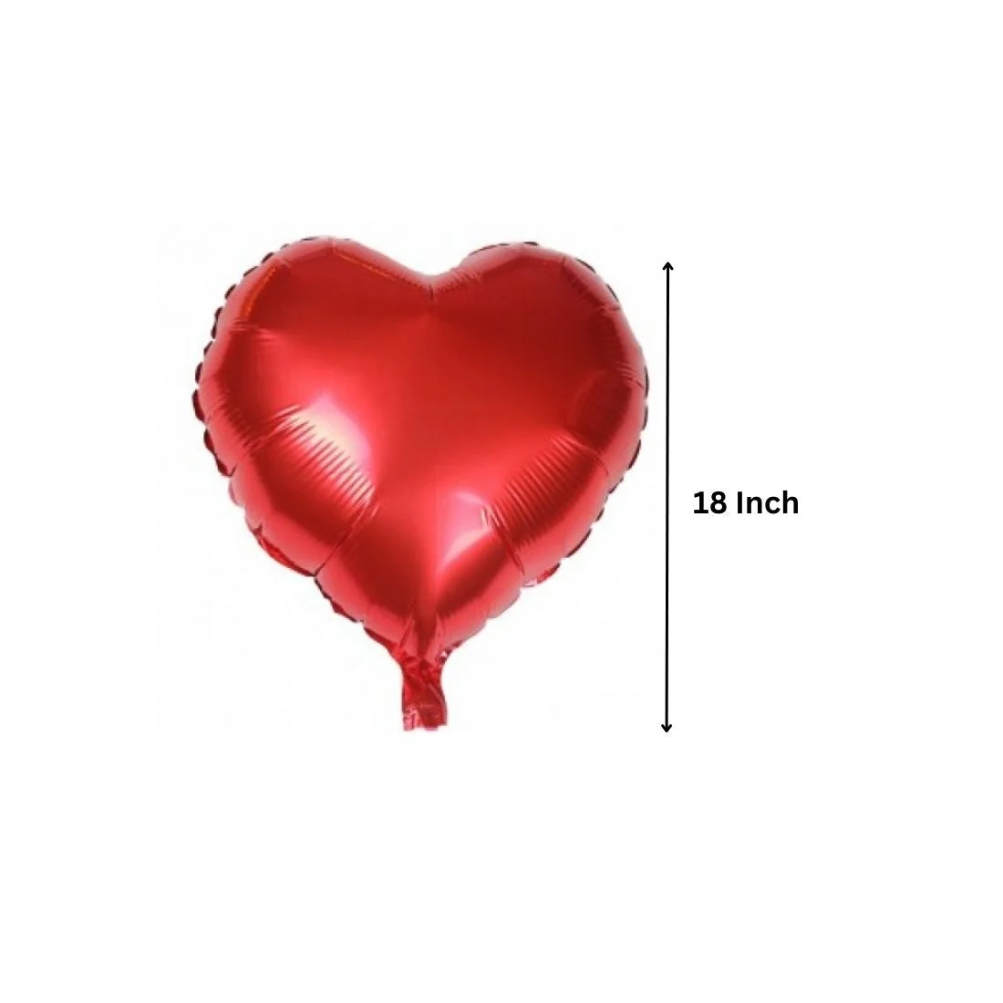 8 Pcs Golden Fringe - Red Love Foil Balloon & Heart Balloon Combo - Premium Handcrafted 300 GSM Balloon Kit by Party Decor Mall India - View 3