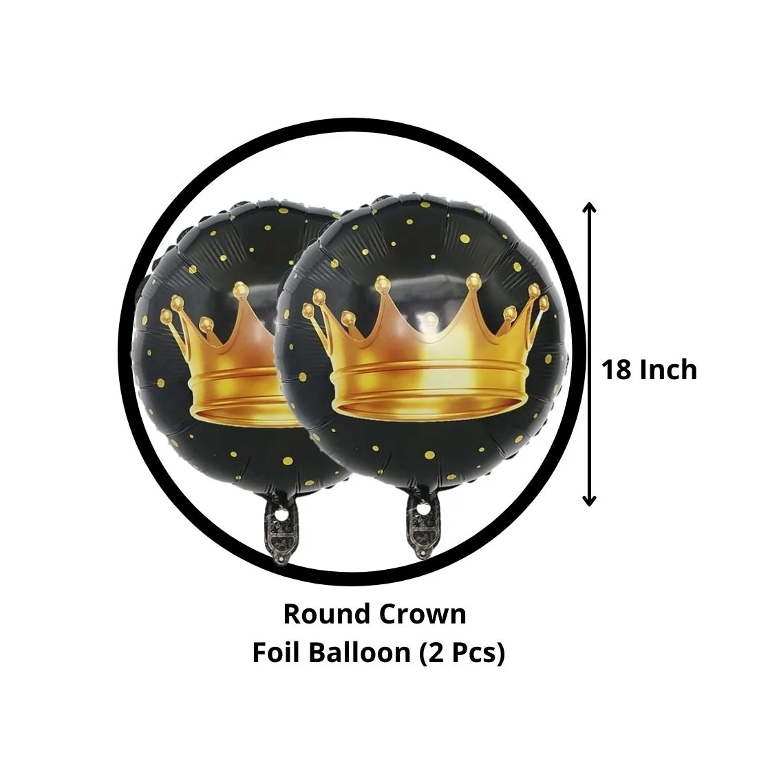 5Pcs Crown set - Premium Handcrafted 300 GSM Party Supplies by Party Decor Mall India - View 3