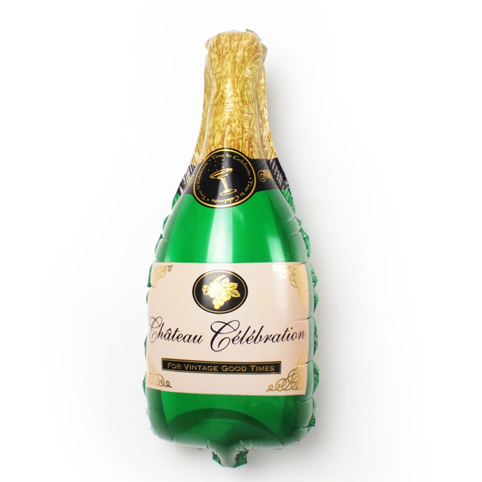 Champagne Bottle Green Foil Balloon for Bachelor’s, Birthdays & Anniversaries Decorations