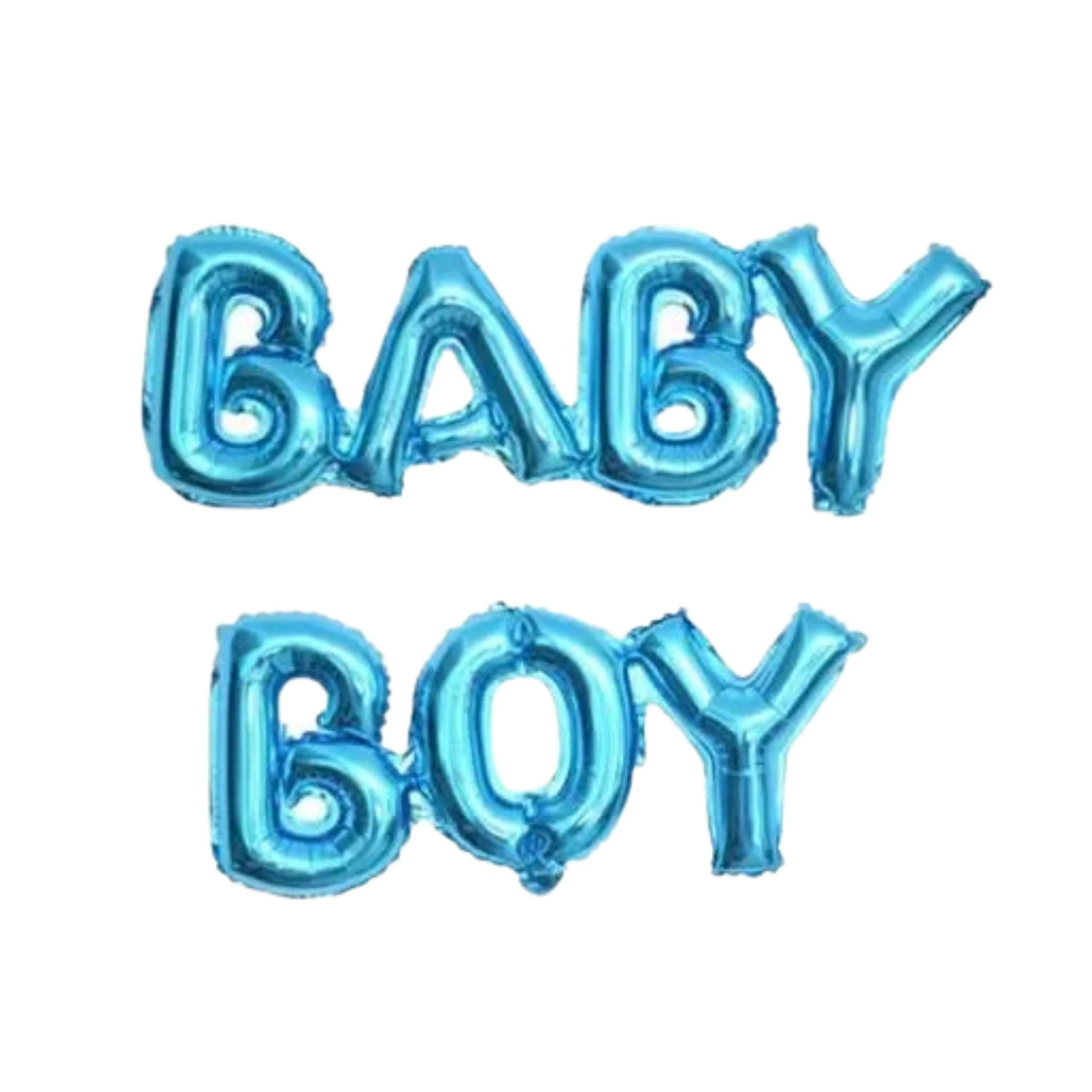 Baby Boy Foil Balloon, Birthday Decoration (Blue) - Premium Handcrafted 300 GSM Birthday Decoration, Party Supplies by Party Decor Mall India - View 1