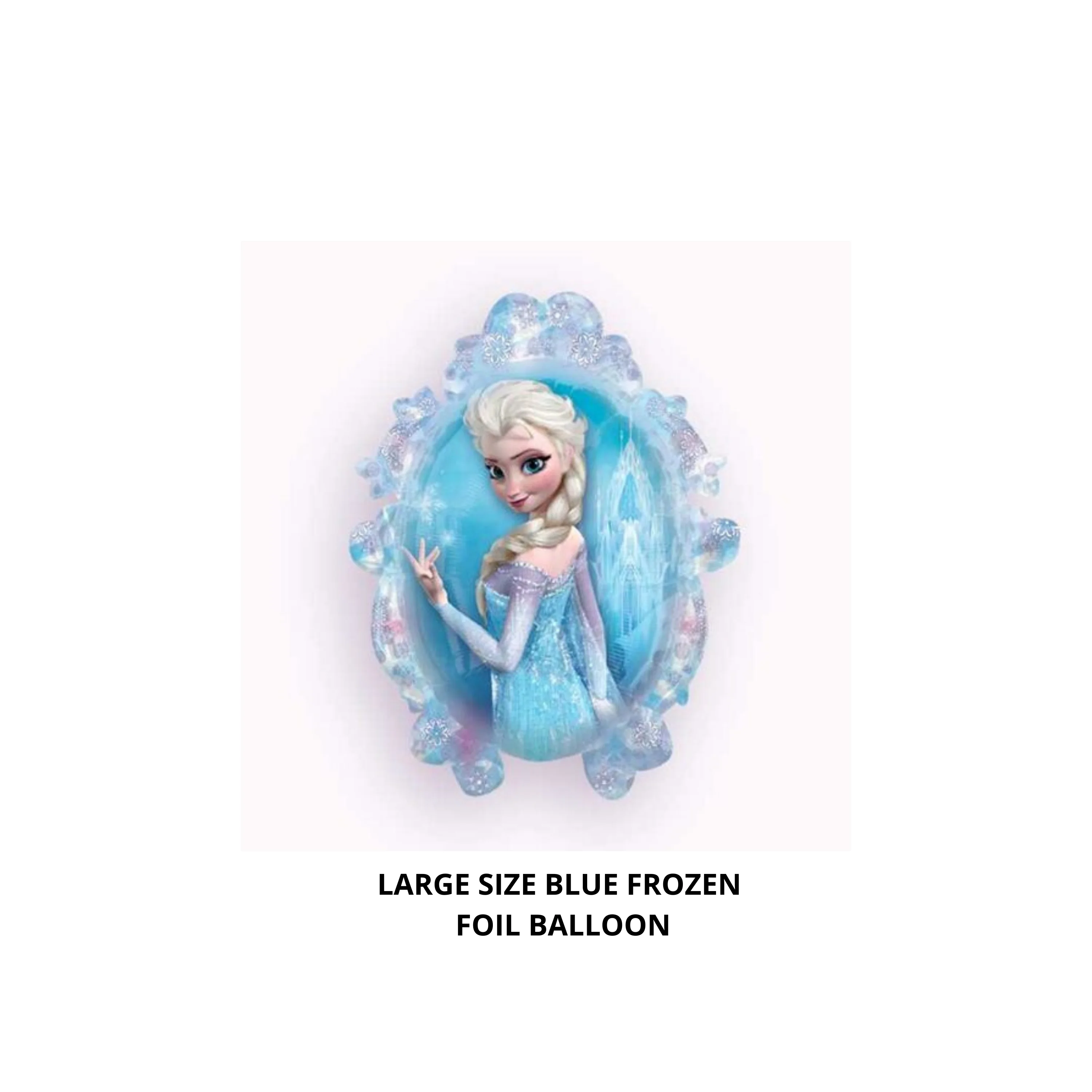 Frozen Theme Foil Balloon Set of 5 ( Pink ) - Premium Handcrafted 300 GSM Balloon Kit by Party Decor Mall India - View 3