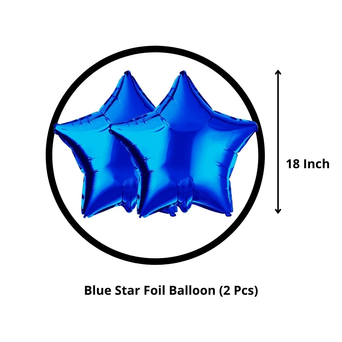 Prince Happy Birthday Foil Balloon Birthday Celebration Balloons, Birthday Theme Decoration Foil Balloon - 5 Pcs - Premium Handcrafted 300 GSM Balloons by Party Decor Mall India - View 4