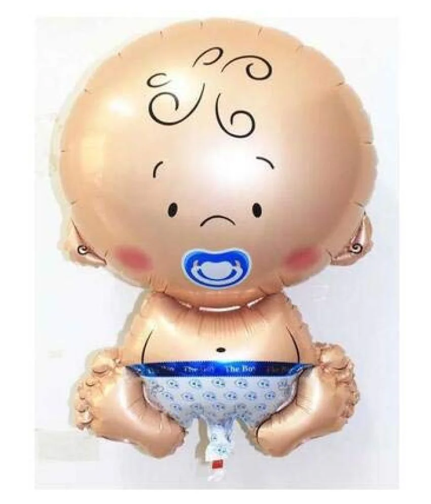 Baby Boy Shower Birthday Balloons - Its a Boy Birthday Party Foil Balloon - Premium Handcrafted 300 GSM Balloons by Party Decor Mall India - View 1