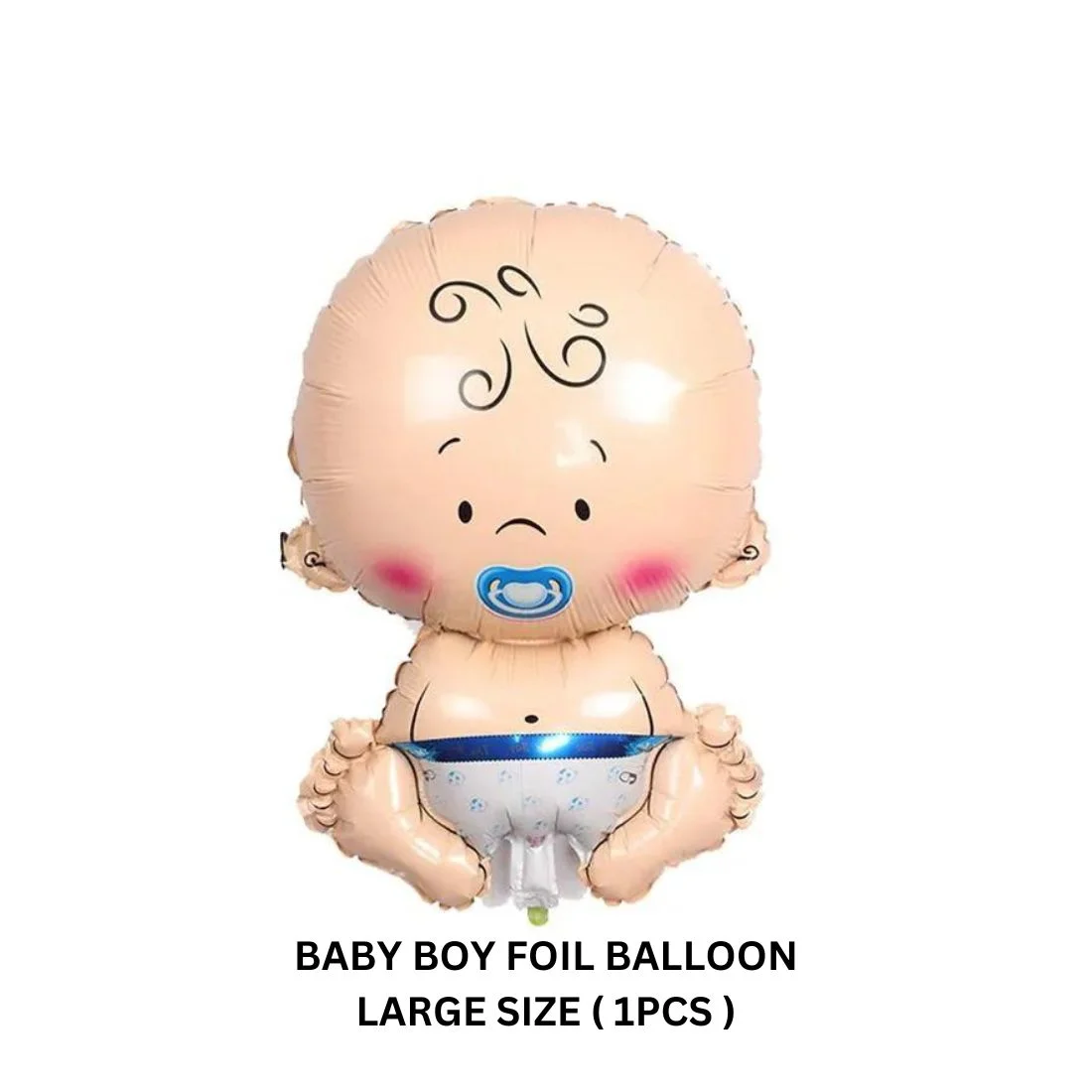 Baby Boy Shower Birthday Balloons - Its a Boy Birthday Party Foil Balloon - Premium Handcrafted 300 GSM Balloons by Party Decor Mall India - View 2