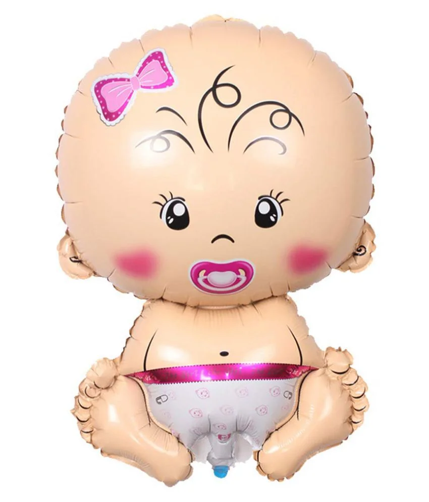 Baby Girl Shower Birthday Balloons – Its a Baby Girl Birthday Party Foil Balloon (28 inches)
