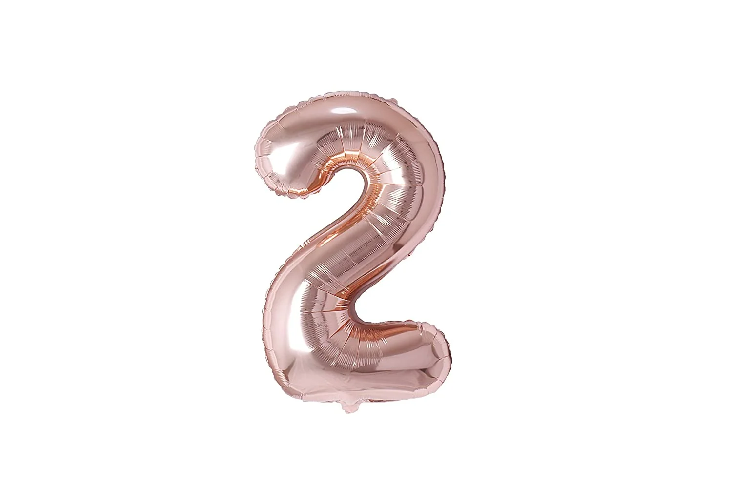 32 Inches Number Foil Balloon, Rose Gold Color - Premium Handcrafted 300 GSM Party Supplies by Party Decor Mall India - View 9