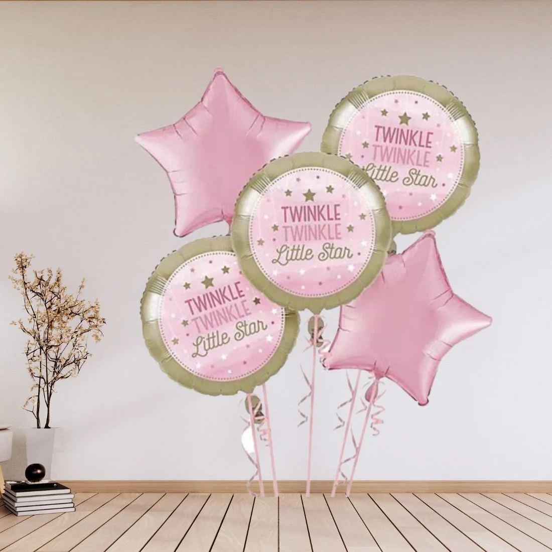 Twinkle Twinkle little Star Foil Balloon Decorations Theme - Premium Handcrafted 300 GSM Foil Balloon by Party Decor Mall India - View 6