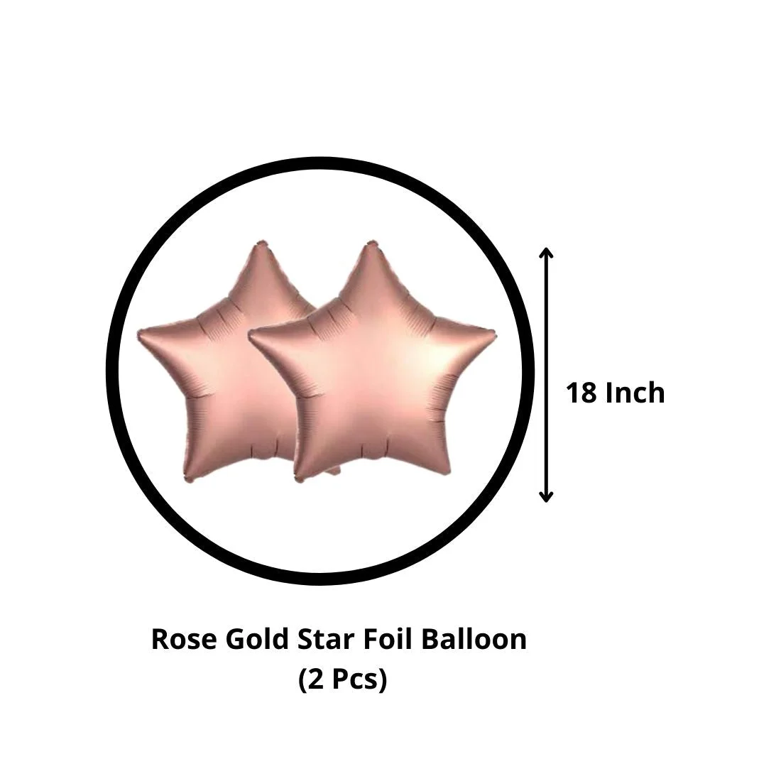 Love Shape Letter Foil Balloon with Rose Gold Confetti and Rose Gold Metallic Balloons for Birthday Wedding Valentine Day Engagement Party (20 piece) - Premium Handcrafted 300 GSM Balloons by Party Decor Mall India - View 5