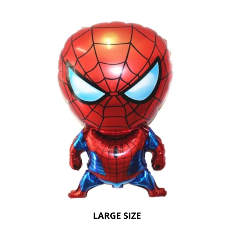 68Pcs Spider Superhero Theme Birthday Decoration for Boys, Spider superhero Foil Balloon & Banner, Red, White & Blue Balloons - Premium Handcrafted 300 GSM Birthday Decoration, Balloons by Party Decor Mall India - View 5