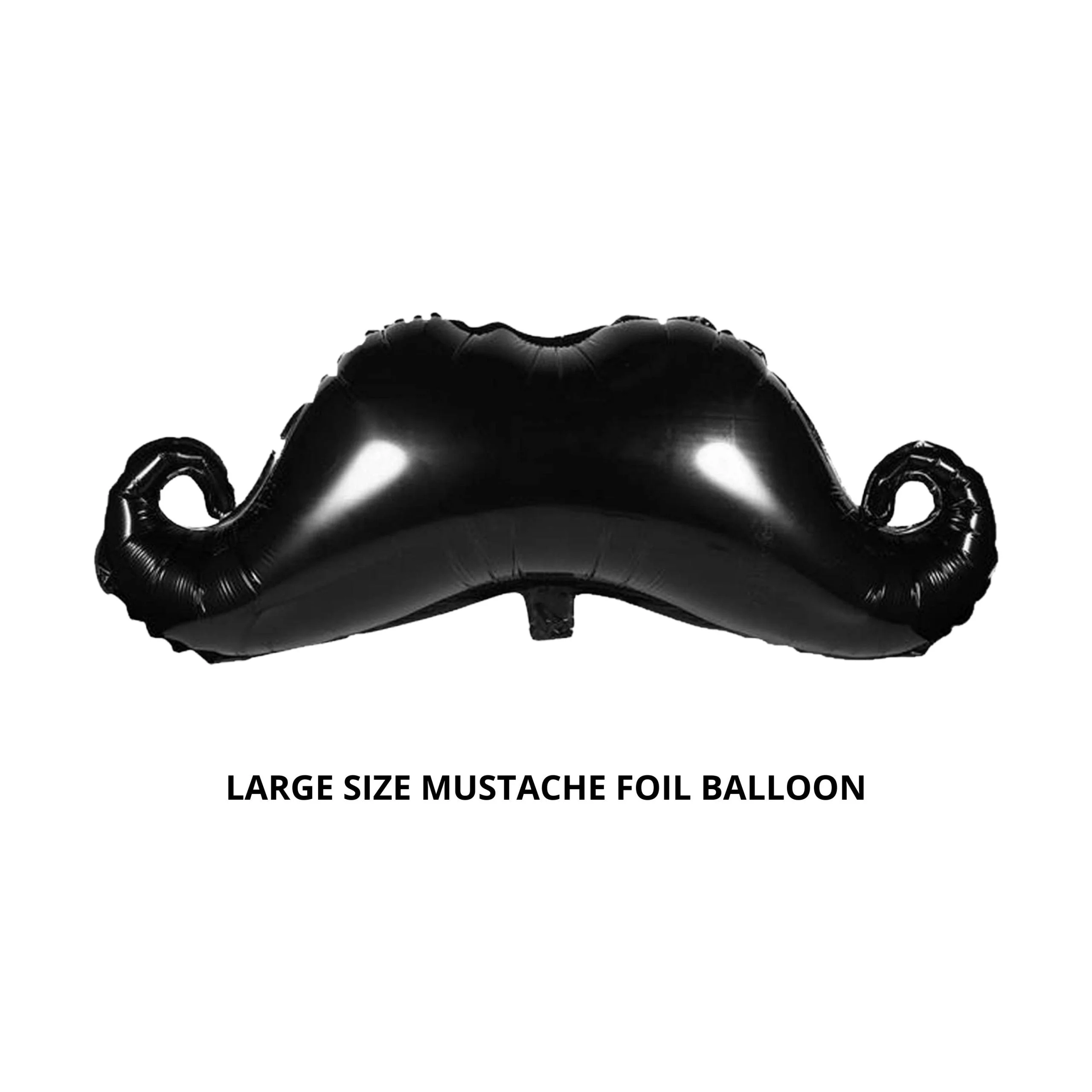 Moustache Shape Foil Balloon - Premium Handcrafted 300 GSM Foil Balloon by Party Decor Mall India - View 2