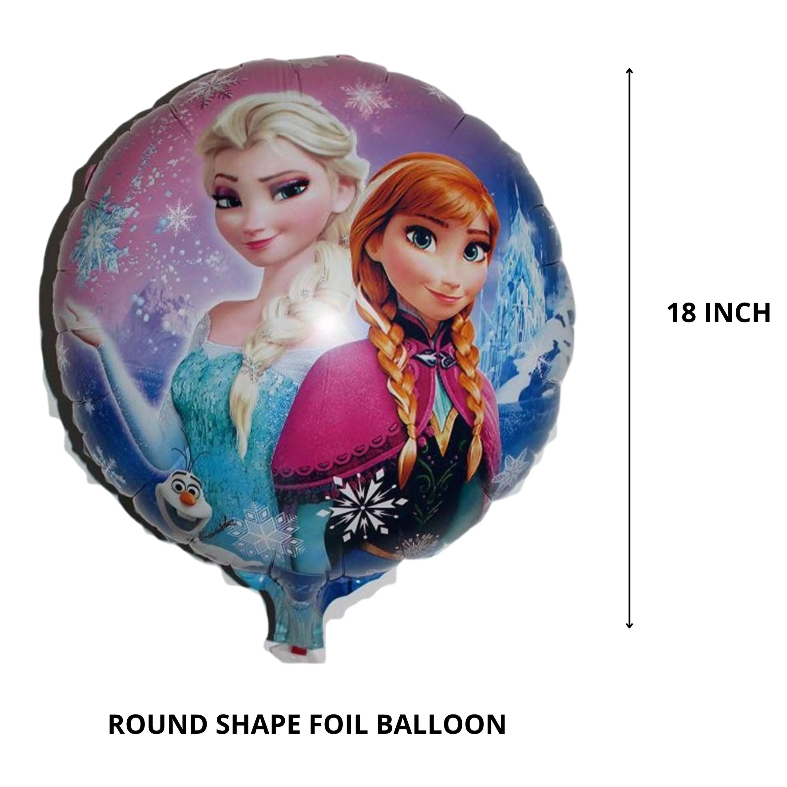 Frozen Theme Birthday Decoration for Girls 56 Pcs – Princess Elsa Birthday Party Decorations – Frozen Birthday Decorations for Girls - Premium Handcrafted 300 GSM Birthday Decoration by Party Decor Mall India - View 7