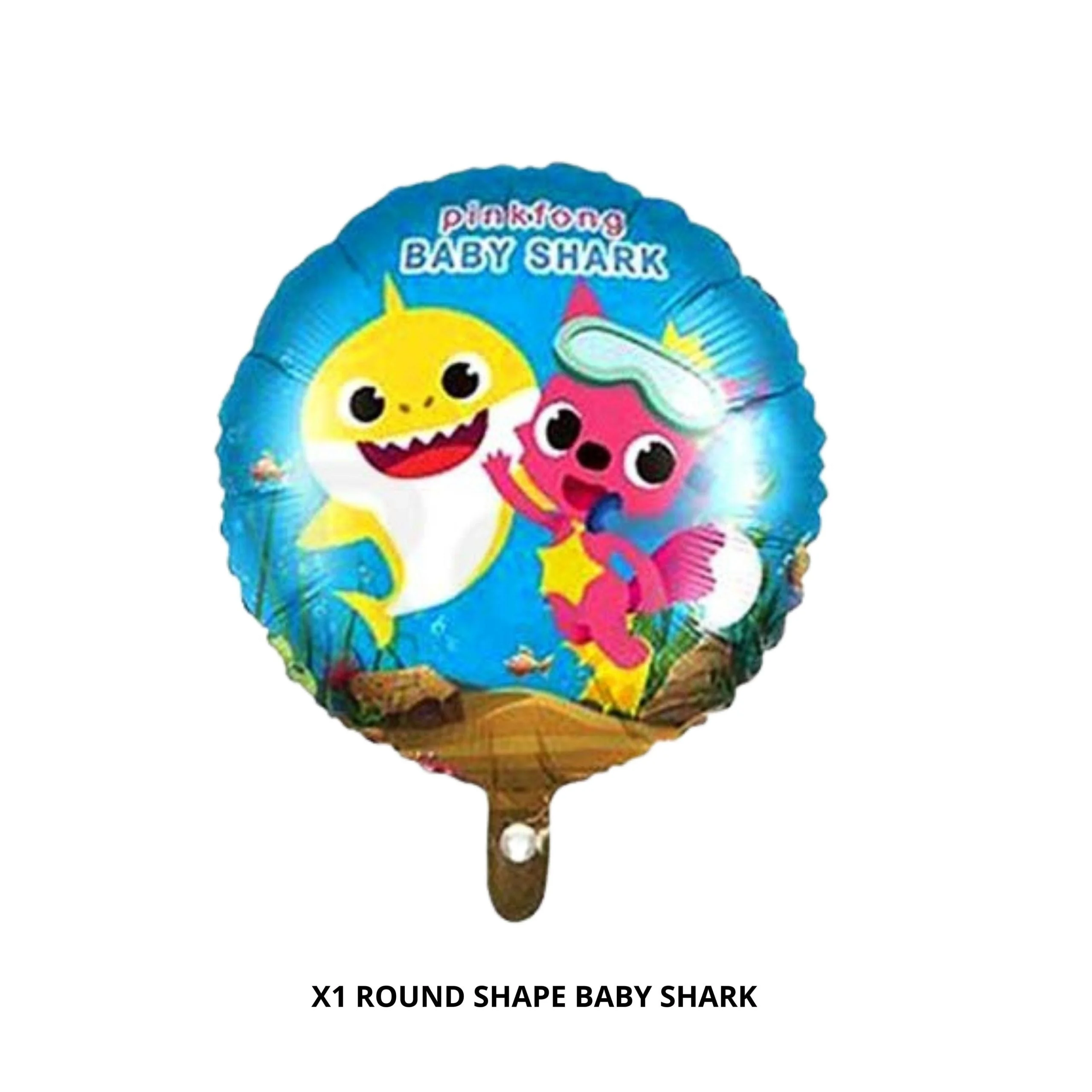 Baby Shark Birthday Decoration for Kids Girls Boys, Baby Shark Foil Balloon (set of 5) - Premium Handcrafted 300 GSM Birthday Decoration by Party Decor Mall India - View 4