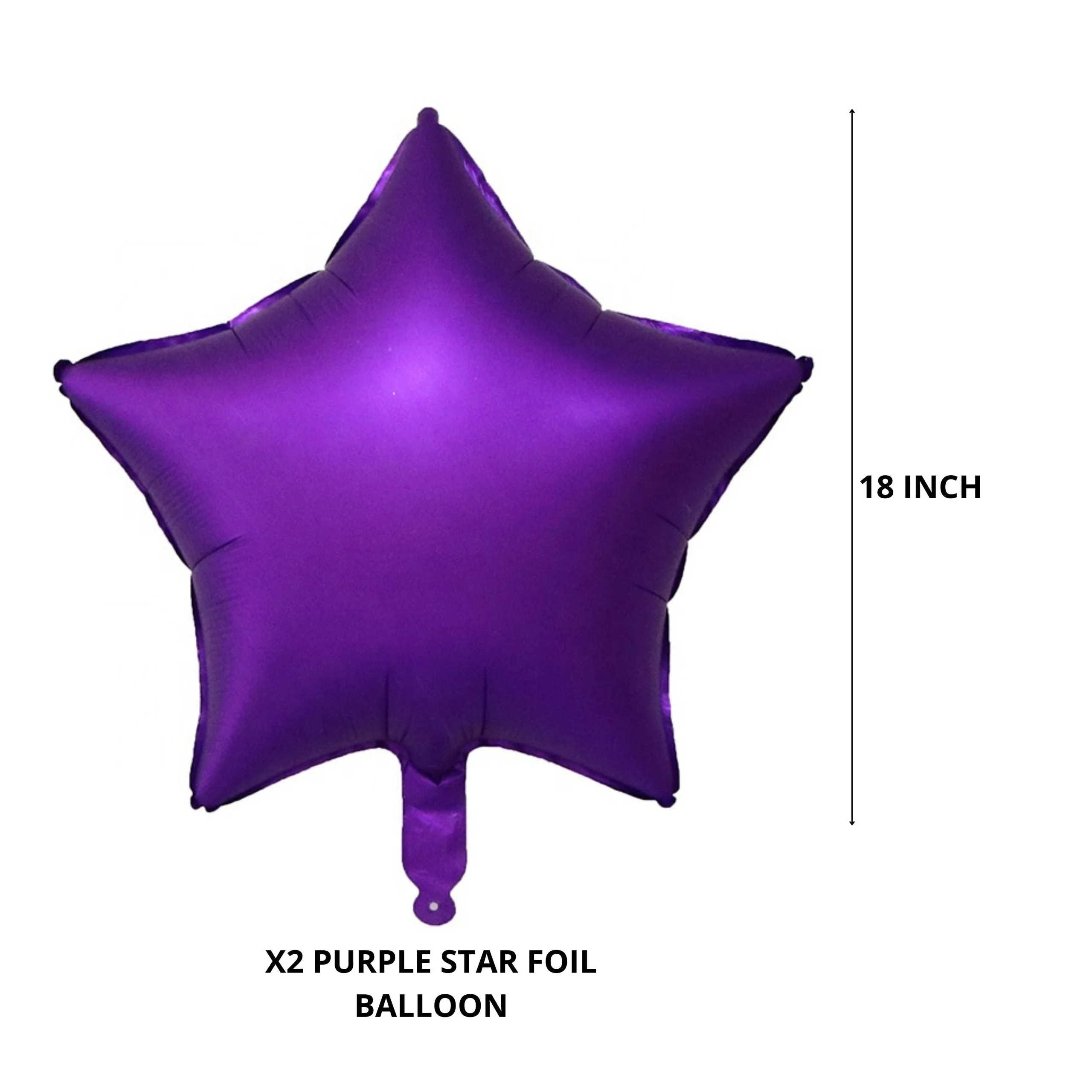 Party Decor Mall – Astronaut Happy Birthday Foil Balloon Set for Space Purple Theme Birthday Party – Pack of 5 - Premium Handcrafted 300 GSM Balloon Kit by Party Decor Mall India - View 4