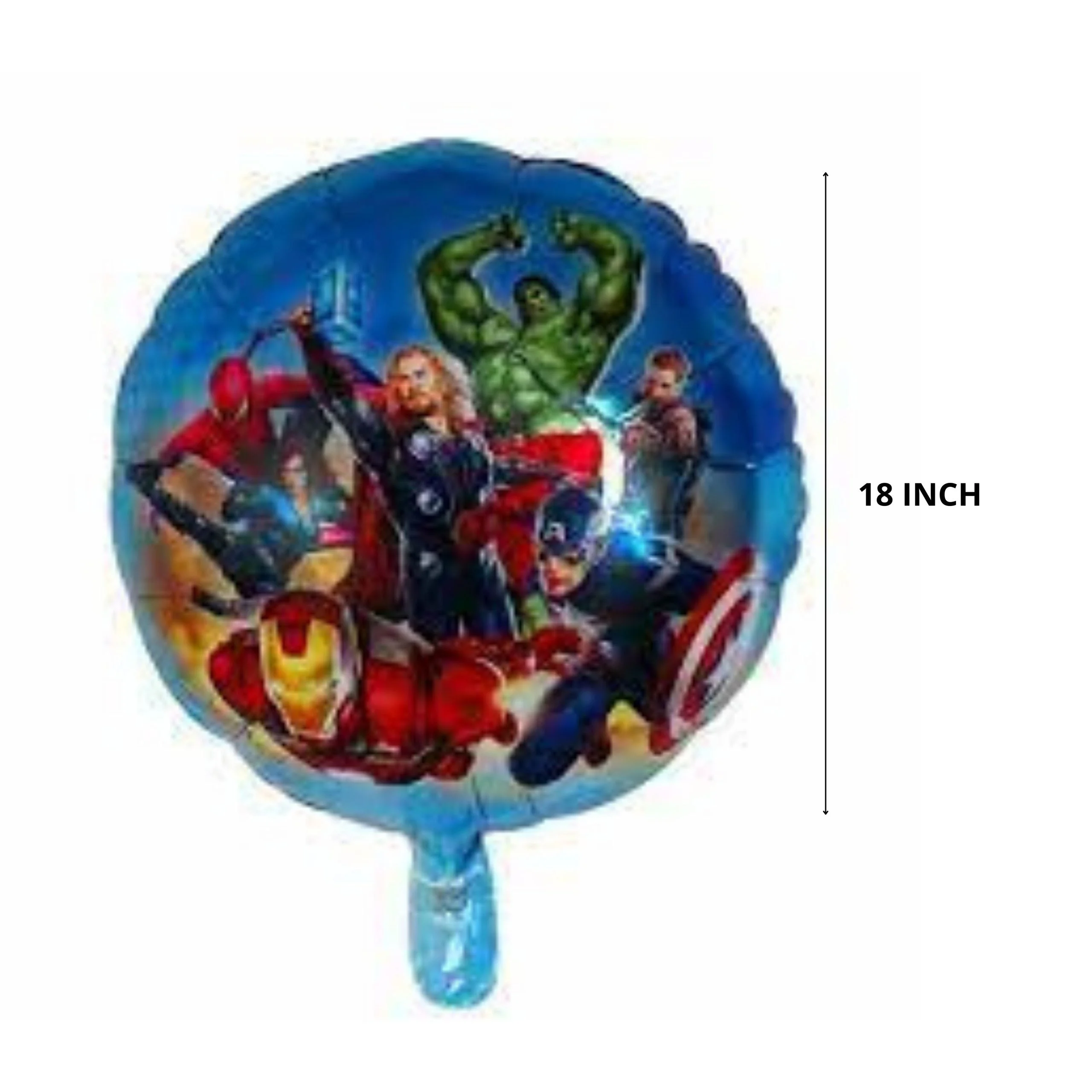 Party Decor Mall – Round Shape avengers Foil Balloon - Premium Handcrafted 300 GSM Foil Balloon by Party Decor Mall India - View 2