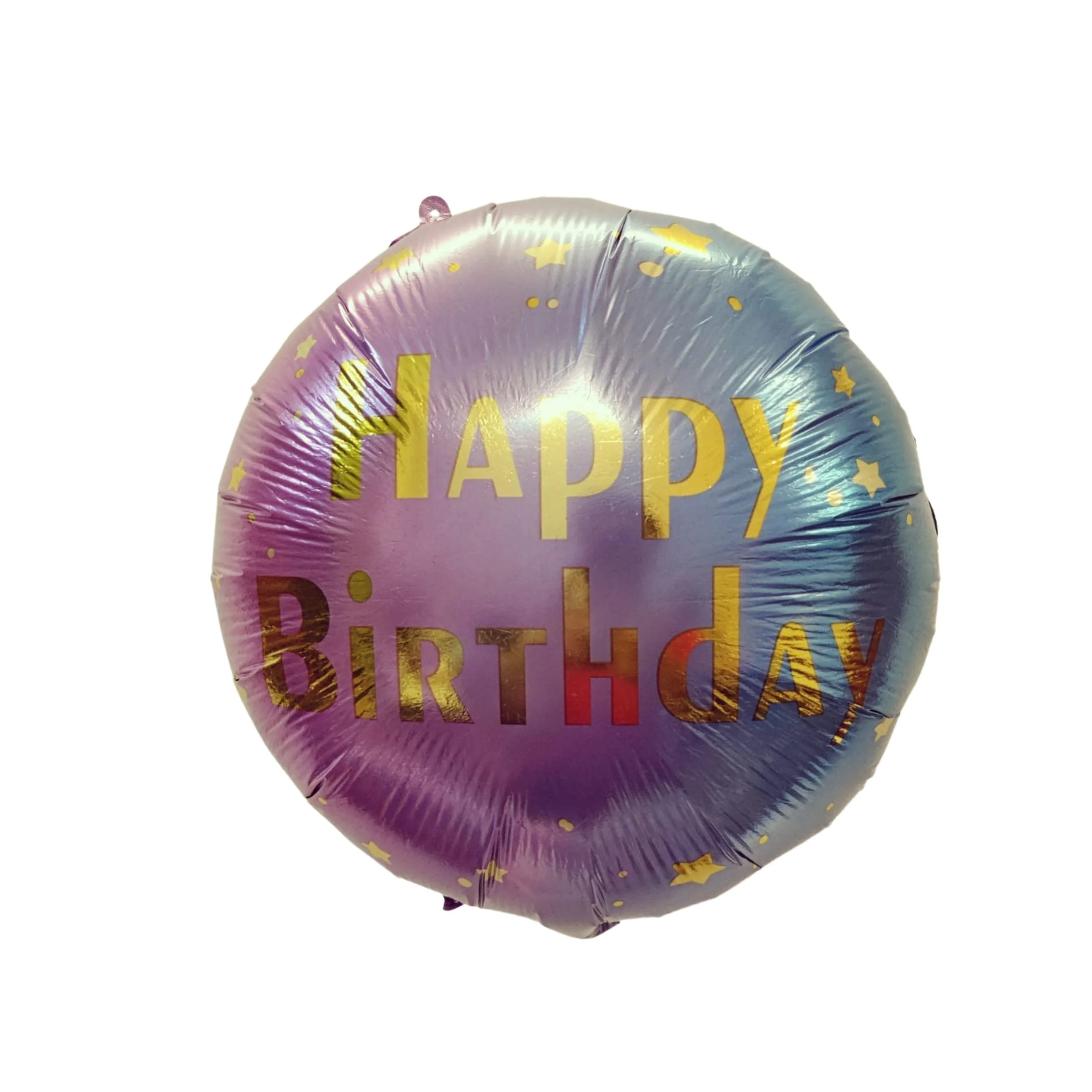 Happy Birthday Blue and Pink Foil Balloon - Premium Handcrafted 300 GSM Foil Balloon by Party Decor Mall India - View 1