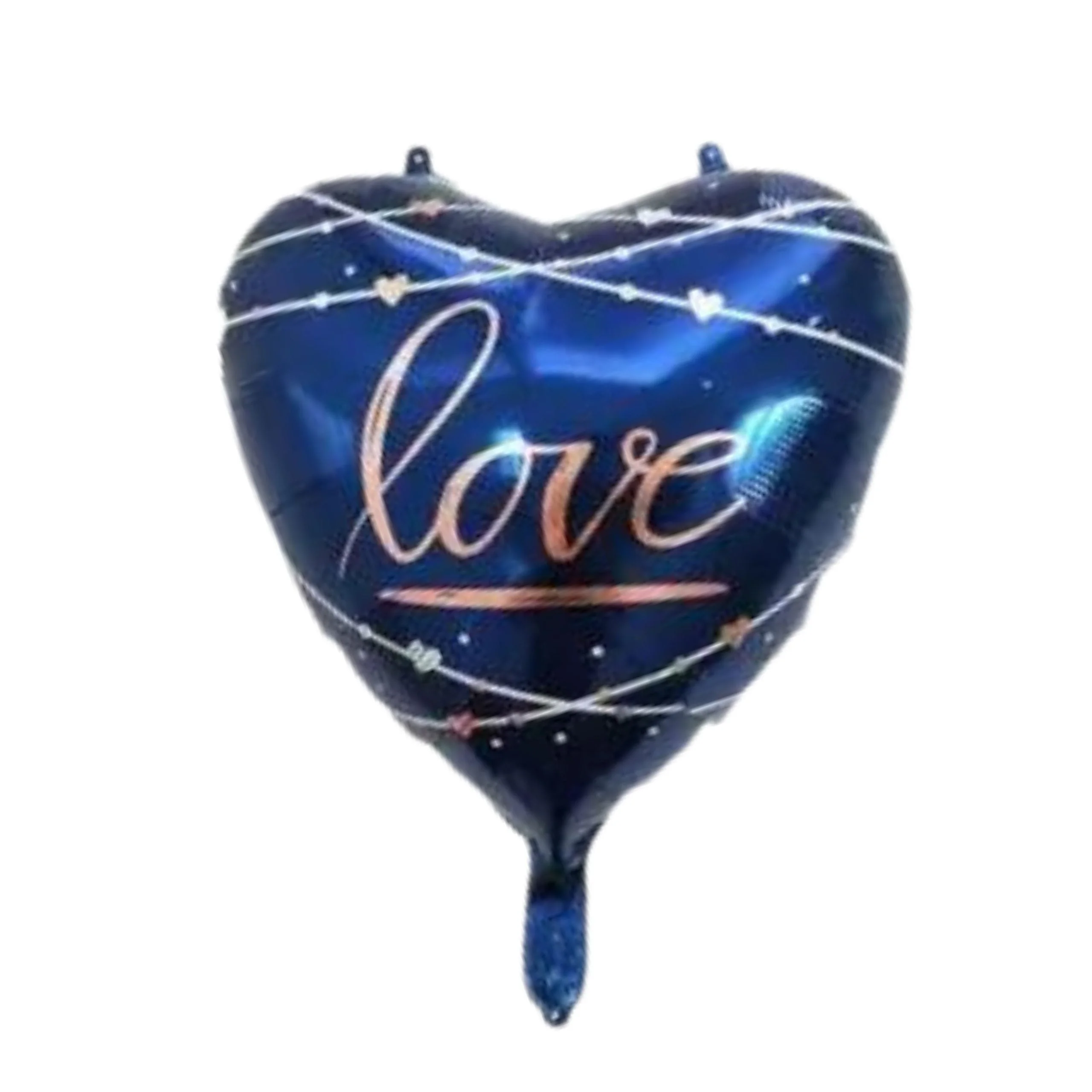 Blue Love foil Balloon - Premium Handcrafted 300 GSM Foil Balloon by Party Decor Mall India - View 1