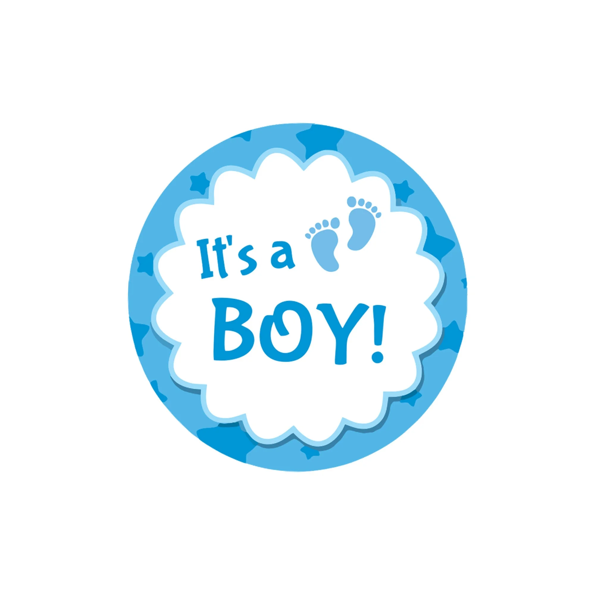 Its A Boy - Cut Out - Party Decor Mall (10 Pieces) - Premium Handcrafted 300 GSM Paper Cutouts by Party Decor Mall India - View 4