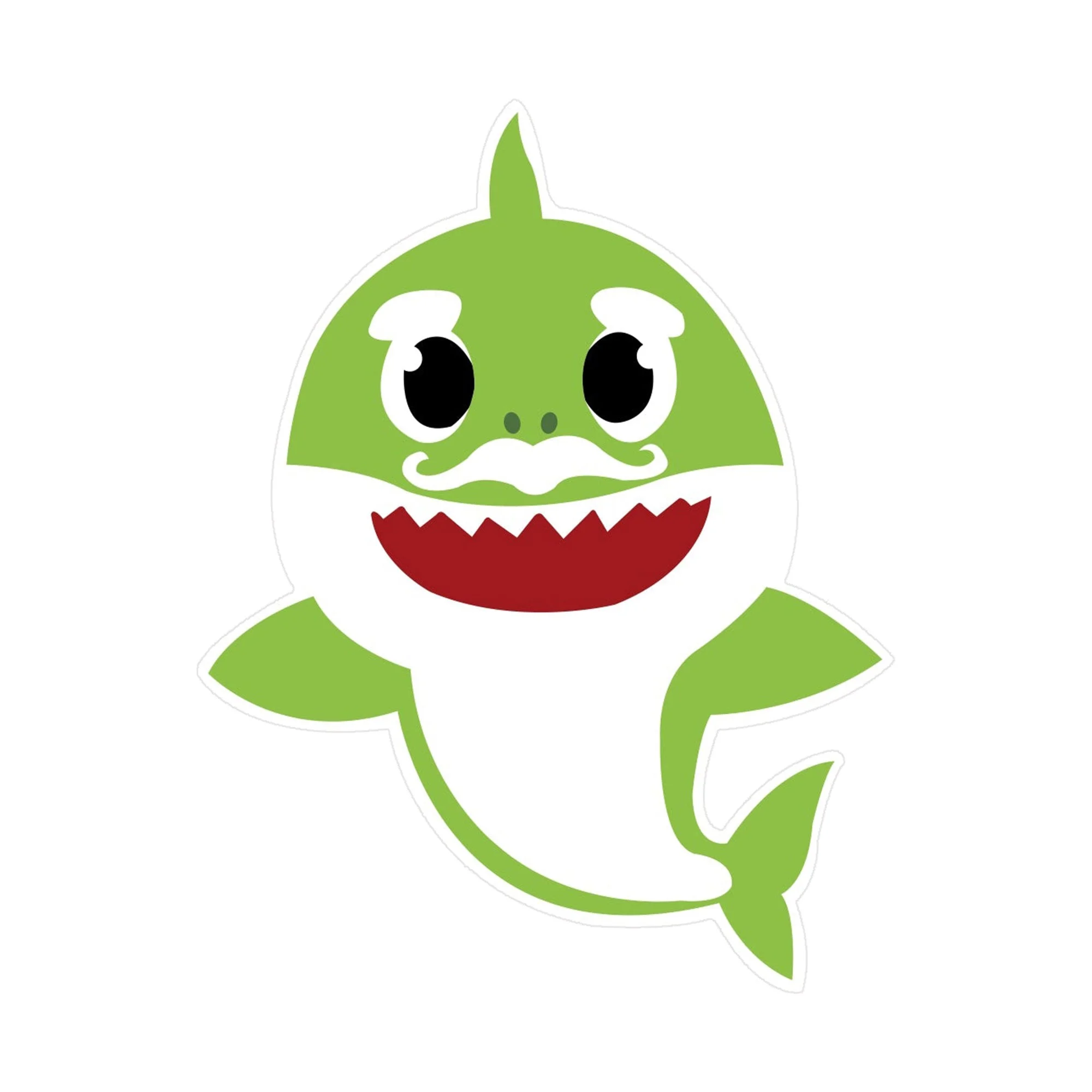 Baby Shark - Cut Out - Party Decor Mall (10 Pieces) - Premium Handcrafted 300 GSM Paper Cutouts by Party Decor Mall India - View 3