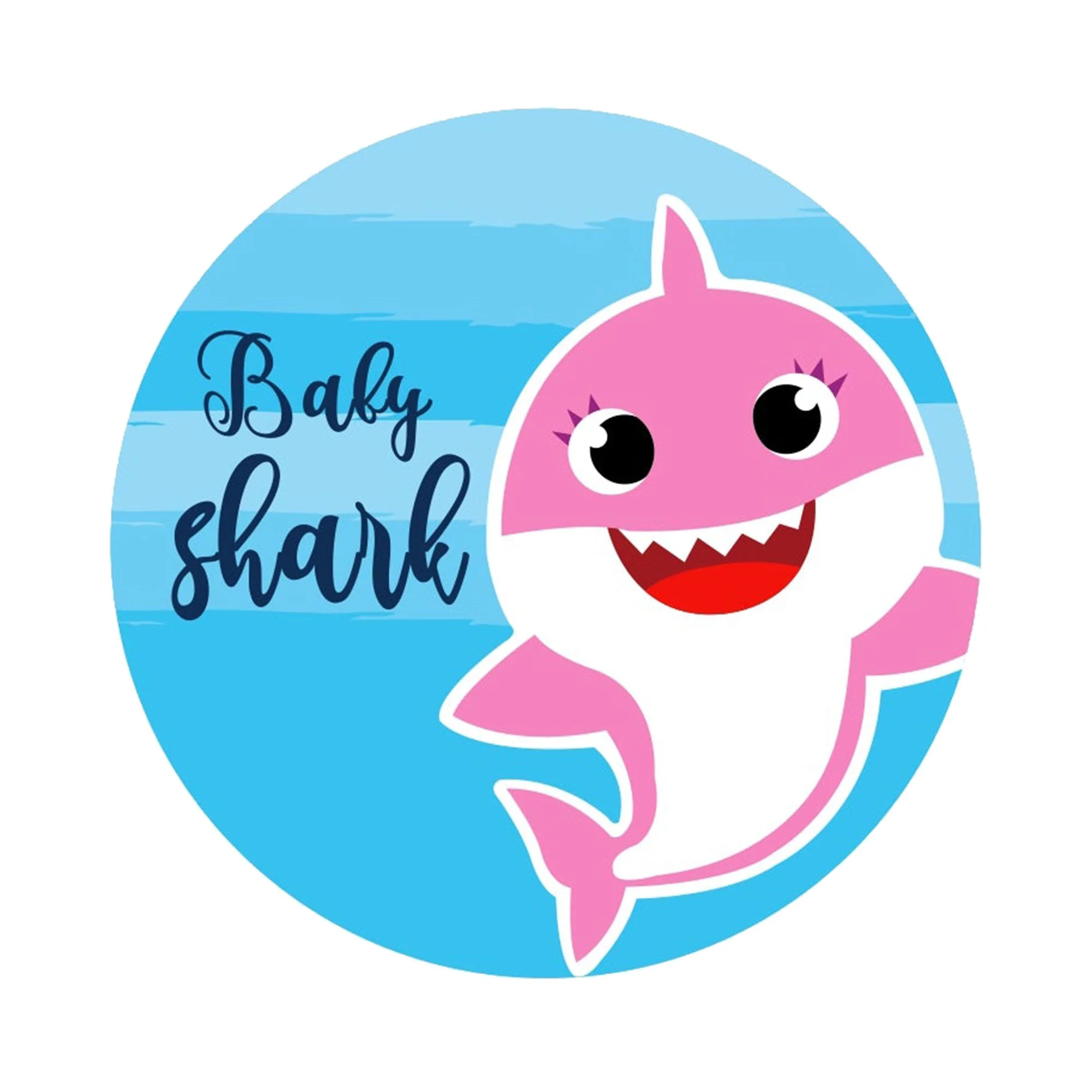 Baby Shark - Cut Out - Party Decor Mall (10 Pieces) - Premium Handcrafted 300 GSM Paper Cutouts by Party Decor Mall India - View 6